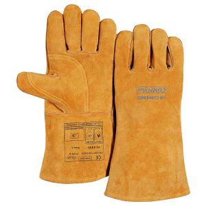 thumbnail image 2 of Weldas® Golden Brown™ Leather Welding Sleeves, Protect The Wrist To Upper Arm, For Medium To Heavy Duty Applications, 44-2321, Golden Brown, Pack Of 1 Pair 2 of 13