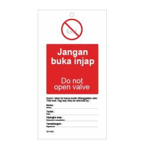 Lockout Tag (1 Side Printing)