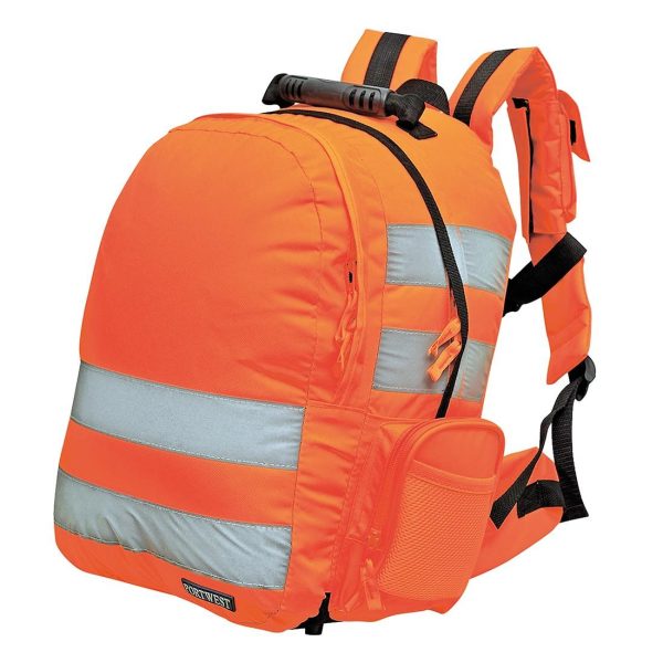 PORTWEST B904 Quick Release Hi-Vis Rucksack