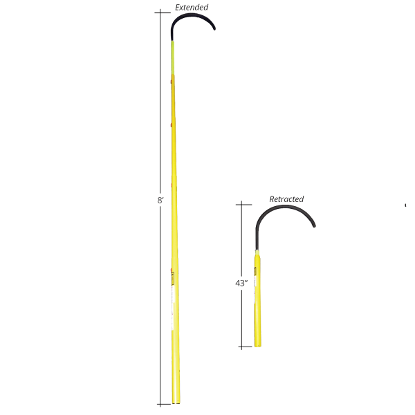 Voltgard Rescue Telescopic Insulated Rescue Body Hook