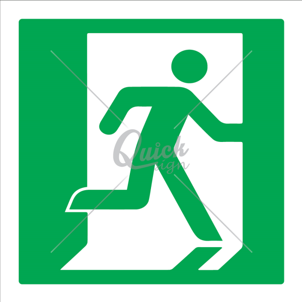 Fire Exit Market Sign