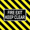 Fire Exit Marker Sign